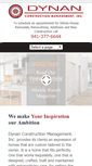 Mobile Screenshot of dynanconstruction.com